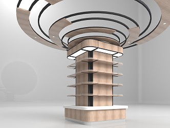 Modern Column Package Column 3d model