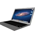 Modern Laptop Apple Notebook 3d model