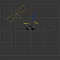 Animated Protective Suit Characters With First Aid Kit Testing Stick And Yellow Cheer Symbols