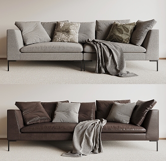 Double sofa 3d model