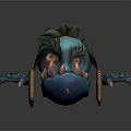 Modern Game Character Monster Troll Mountain Essence 3d model