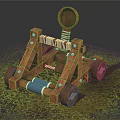 Modern Siege Vehicle Siege Weapon Siege Tower Mobile Tower 3d model
