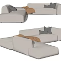 Modern Multiplayer Sofa LEMA Multiplayer Sofa Corner Sofa 3d model