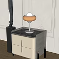 Modern table lamp table lamp floor lamp side table lamp 3d model