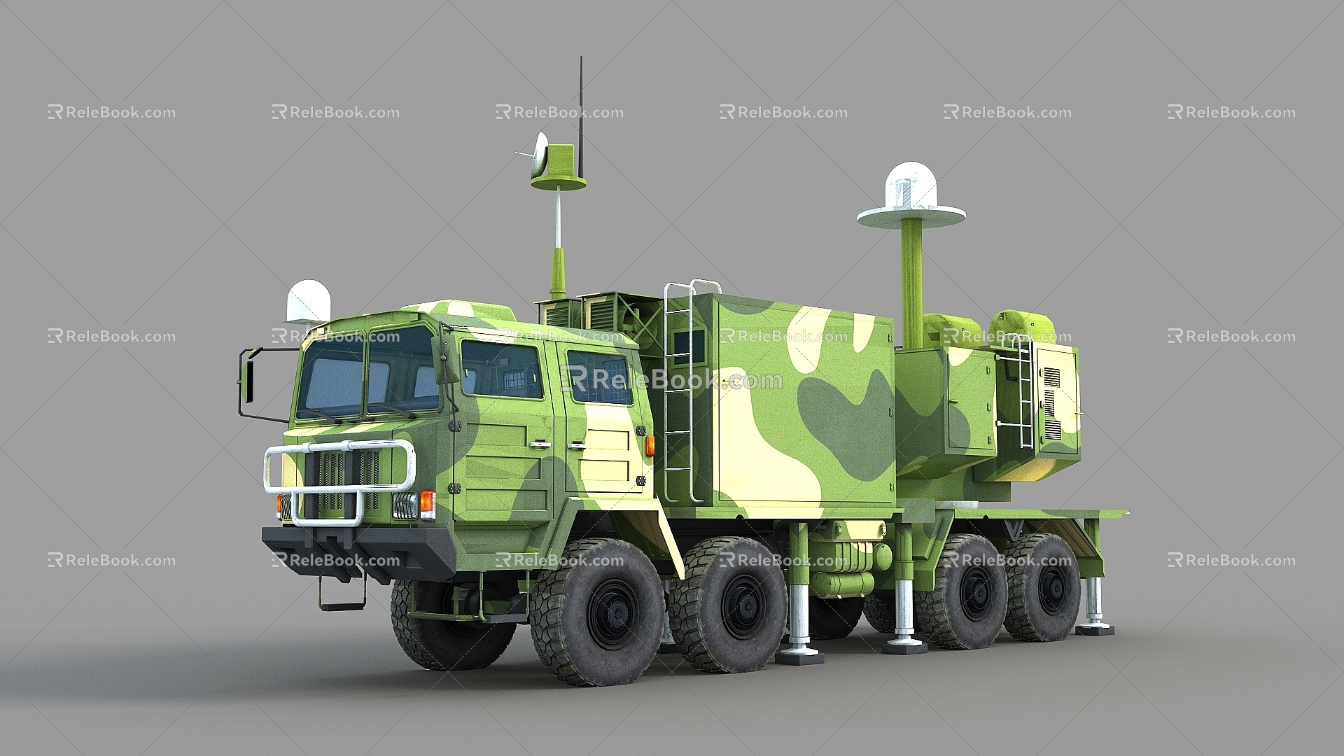 signal jamming vehicle communication vehicle command vehicle reconnaissance vehicle signal jamming vehicle military communication vehicle 3d model