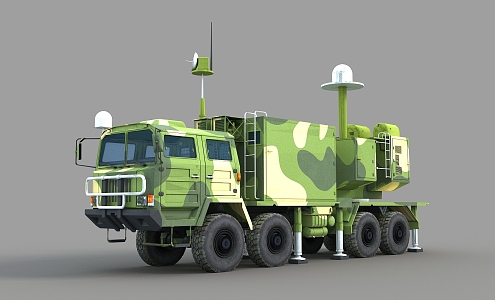 signal jamming vehicle communication vehicle command vehicle reconnaissance vehicle signal jamming vehicle military communication vehicle 3d model