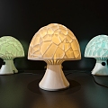 Mushroom Night Light Cartoon Table Lamp Mushroom Table Lamp 3d model