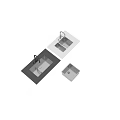 Stainless Steel Kitchen Sink with Single and Double Bowl Modern Countertop Design