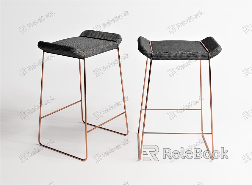 Nordic Bar Stool Bar Chair Bar Stool High Stool Low Stool model