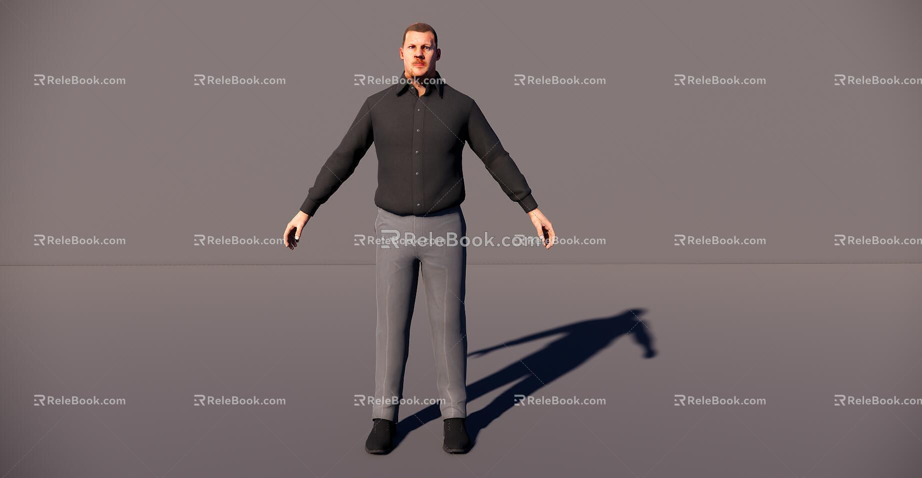 Characters 3d model