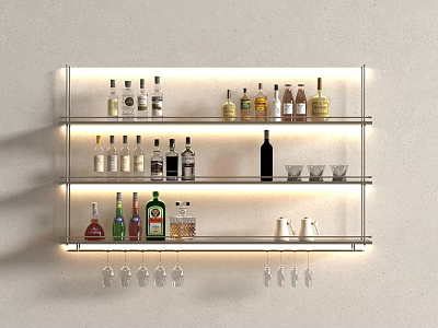 Wine Rack 3d model