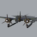 Modern Bomber 3d model