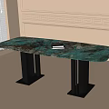 Modern Dining Table Tea Table Desk 3d model