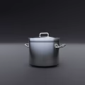 Durable Stainless Steel Kitchen Cookware Pot With Lid And Double Handles For Cooking