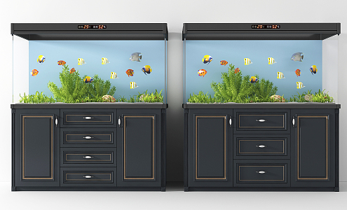 Jane Ou Fish Tank Fish Tank Combination 3d model