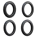Decorative Ornament Set With Four Black Tires For Home Decoration
