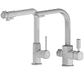 Modern Black And Gold Kitchen Faucets With Sleek Stylish Design Features