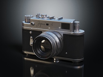 modern camera mechanical film camera film camera 3d model