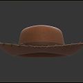 Modern Hat Cowboy Hat Fashion Cowboy Hat 3d model