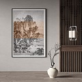 New Chinese Decorative Painting 3d model