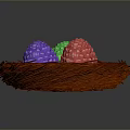 Dinosaur egg nest dinosaur young dragon egg dinosaur hatching environment building 3d model