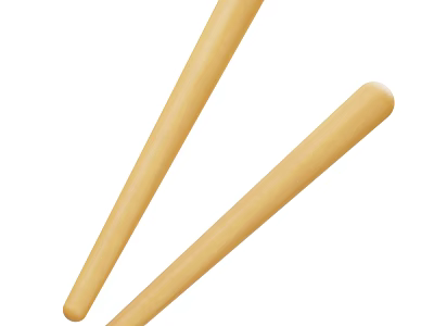 Wooden Rolling Pins Essential Kitchen Utensils With Smooth Surface For Baking And Cooking 3d model
