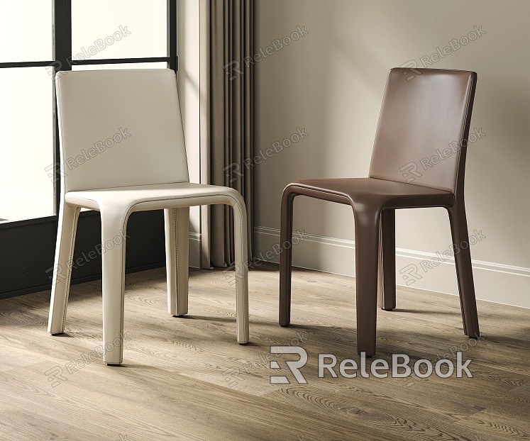 Modern Dining Chair Dining Chair Single Chair Leisure Chair Leather Chair Fabric Chair model