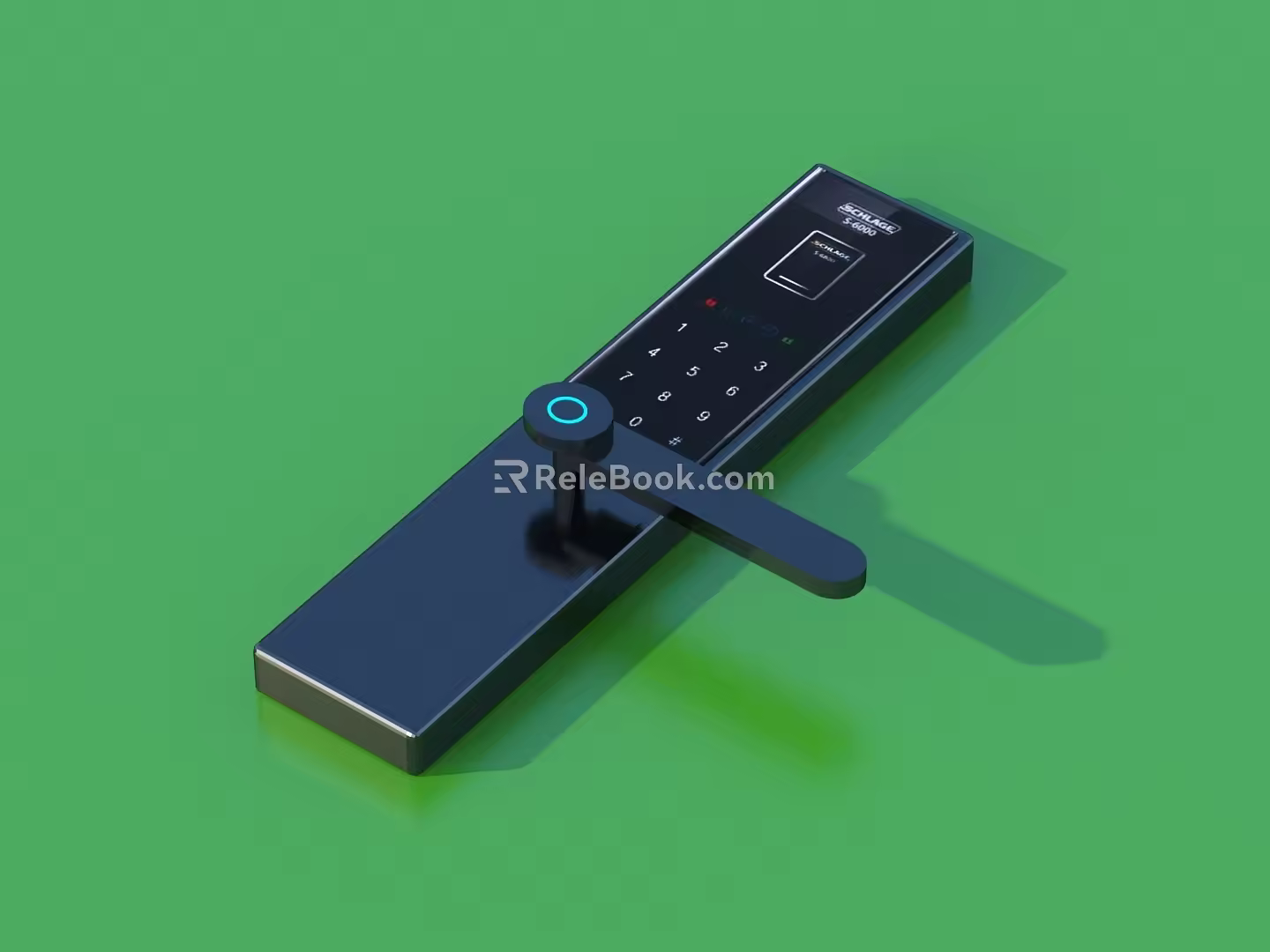 Smart lock fingerprint lock password lock 3d model