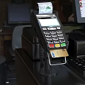 Modern Commercial Dual Screen POS Equipment With Integrated Keyboard And Receipt Printer For Retail Stores