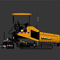XCMG Yellow Road Paver Construction Machine With Cabin And Paving Equipment