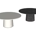 Modern dining table 3d model