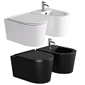 Modern White And Black Toilets With Sleek Wall Hung And Freestanding Designs