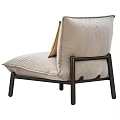 Stylish Upholstered Fabric Leisure Chair With Throw Pillow For Cozy Living Room Multiple Color Options