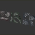 Modern Spider Web Items 3d model