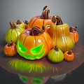 Pumpkin Pumpkin Cartoon Pumpkin Anime Pumpkin Stylized Pumpkin Fantasy Style Pumpkin Vegetable 3d model