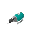 Green Electric Motor with Metal Mounting Bracket Sturdy Housing And Black Connection Part