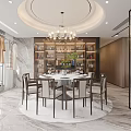 Modern Living Dining Room Interior With Sofa Coffee Table TV And Chandelier