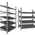 Shelf Cargo Rack Storage Rack Display Rack Container Warehouse Shelf 3d model