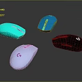 Colorful Wireless Gaming Computer Mice With RGB Lighting And Ergonomic Design Features