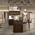 Elegant Modern Women Clothing Store Exterior Design With Unique Artistic Decorations And Stylish Mannequin Displays