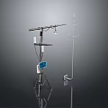 Scientific Measuring Equipment With Tripod Stand Digital Display And Sensor Probe