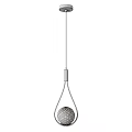 Elegant Pendant Lights with Golden Frames and Transparent Spherical Shades for Home Decor