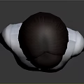 Animated Game Movie Character With Short Hair White Shirt And Blue Bow Tie