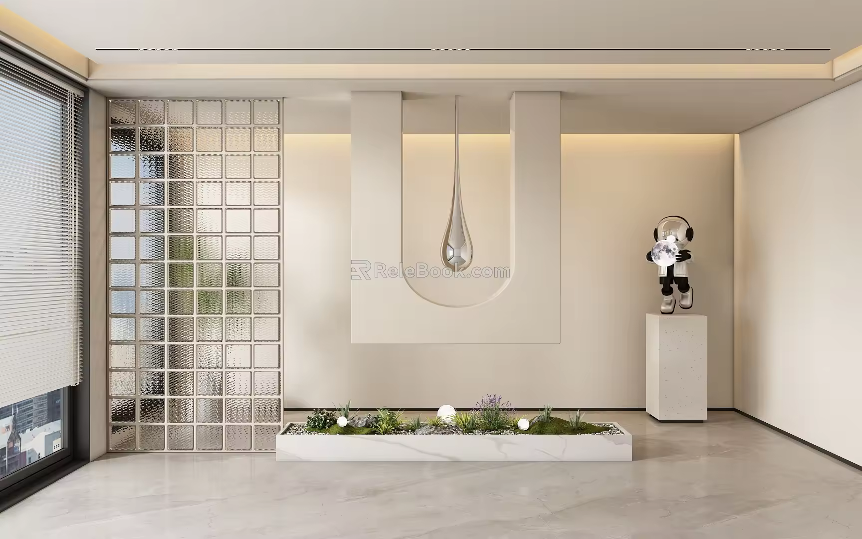 Entrance aisle partition 3d model