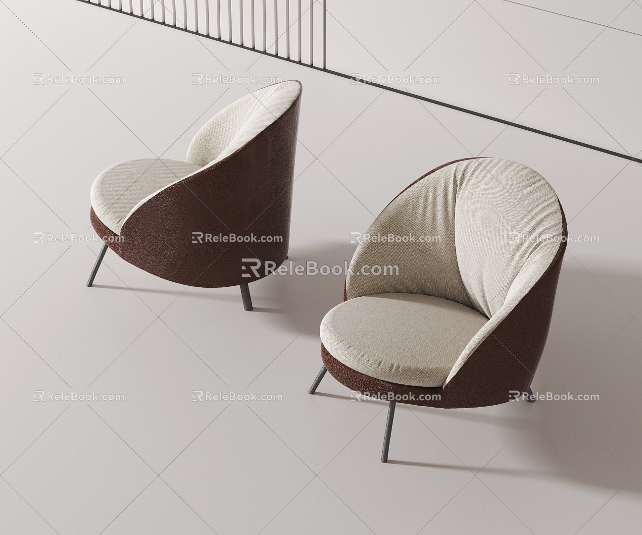 single chair 3d model