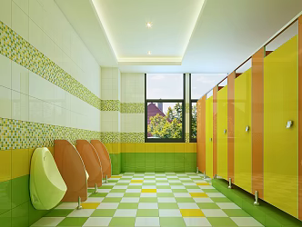 Modern toilet 3d model