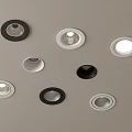 Modern Downlights And Spotlights With Various Designs And Colors For Home Ceiling