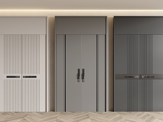 Double Door Double Door Office Door Villa Door Security Door Entry Door 3d model