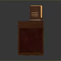 Vintage Brown Desk Setup With Radio Table Lamp Cards Drawers And Shelves
