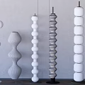 modern floor lamp cream floor lamp 3d model